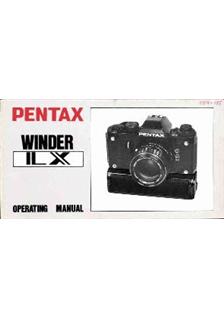 Pentax Motors manual. Camera Instructions.